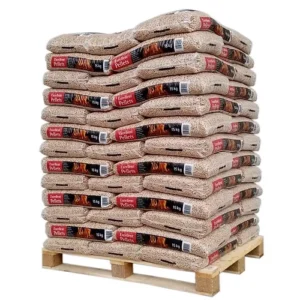 Französische Holzpellets Natural Energie – Palette 1050kg (70 Säcke)